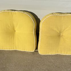 Seat Cushions For Outdoor Chairs $15 