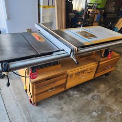 Table saw (Delta) with router table (1/2 Triton