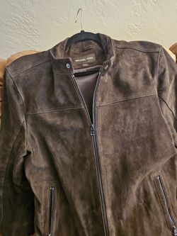 MEN'S MICHAEL KORS BROWN JACKET SIZE LARGE BRAND NEW
