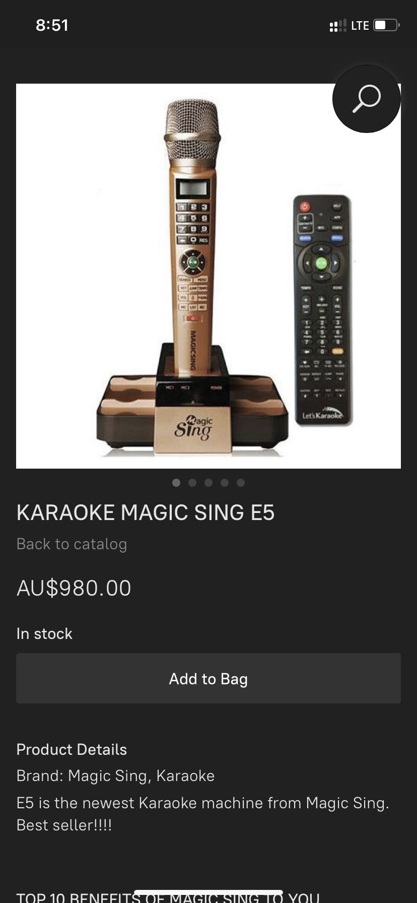 MAGIC SING *BRAND NEW*