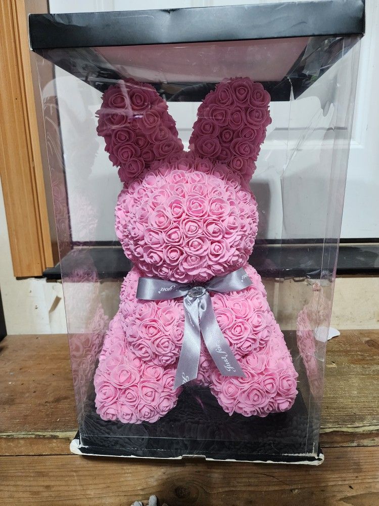 Enchanted Forever Rose Bunny Rabbit Plush