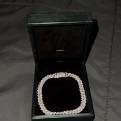 Silver Moissanite Bracelet  