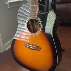 Acoustic Guitar Washburn Built-in Tuner