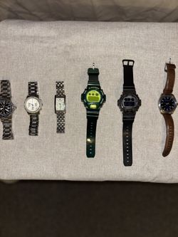 6 used watches