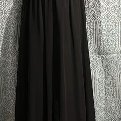 Aiden Mattox Black & Nude Formal Dress 