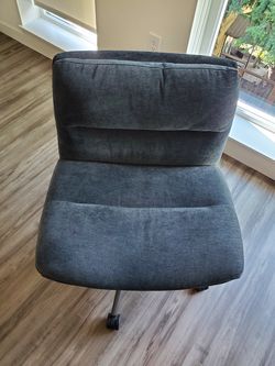 Elle Decor Criss-Cross Office Chair, Gray