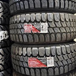 33/1250/20 Mt New Tires Set 