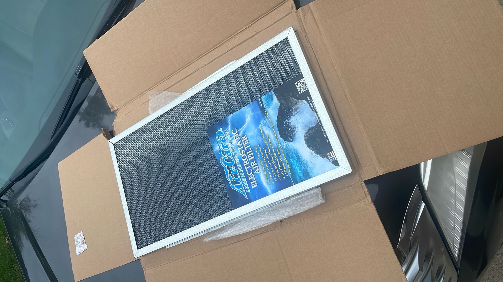 Electric static filter