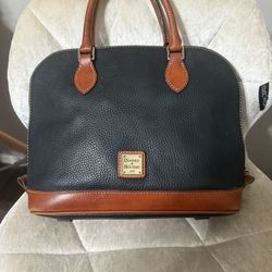 Dooney & Bourke Pebble Grain Zip Zip Satchel