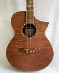 Acoustic Electric Guitar Ibanez Concert + Gig Bag EUC!