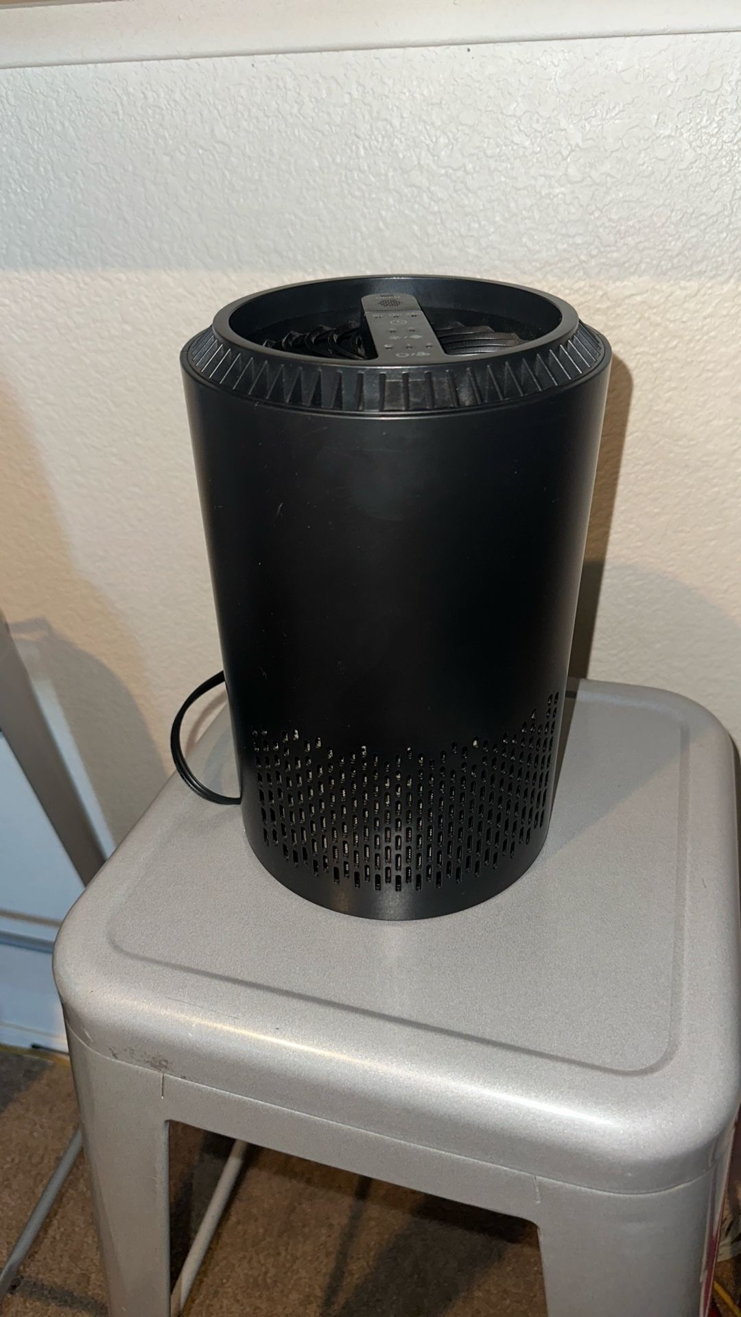 BREEZOME HEPA Air Purifier Remove PM10, PM2.5, Dust, Cotton Lint, Hair Air Cleaner for Home Bedroom, Black