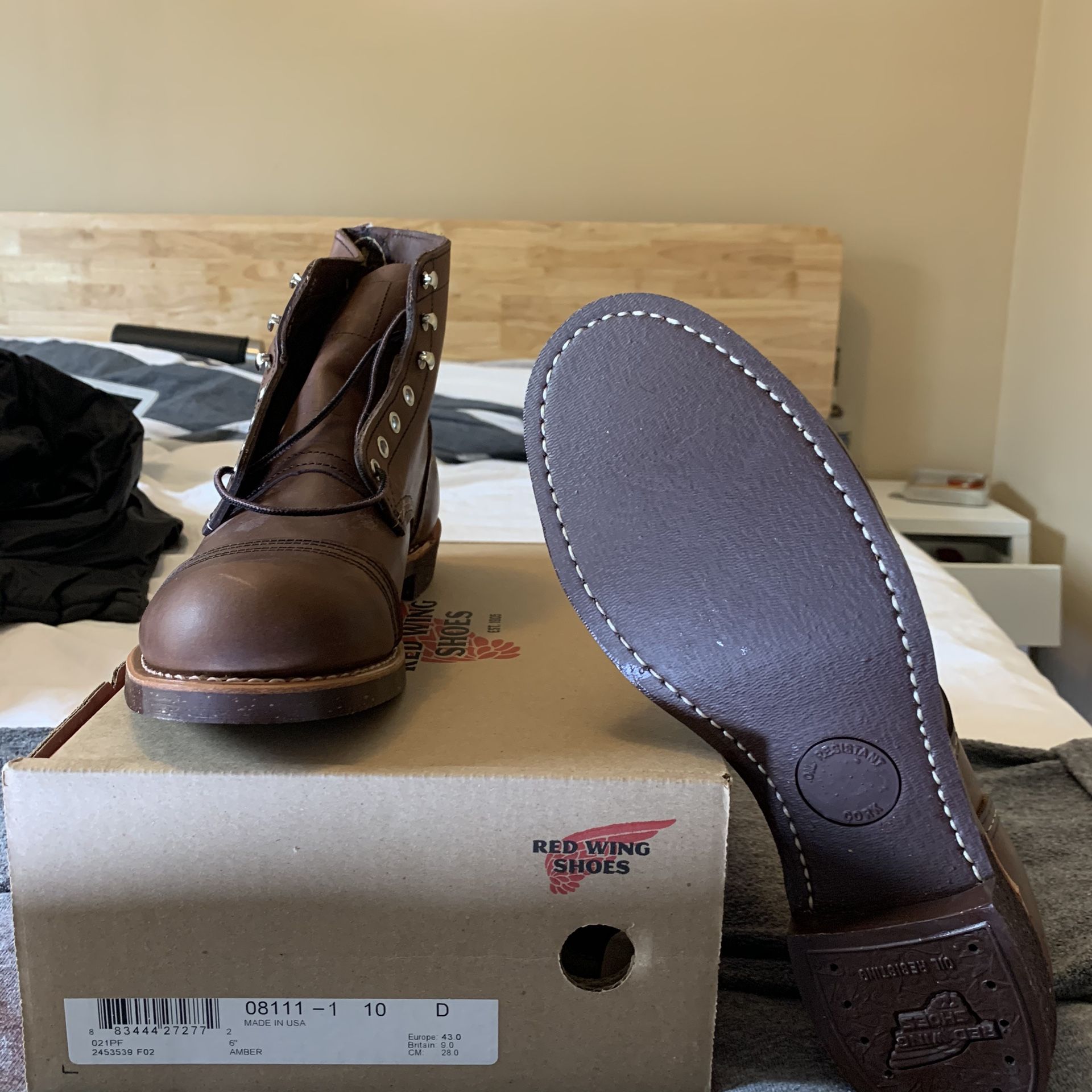 Red Wing Iron Ranger 8111 Brand New! Size 10 D