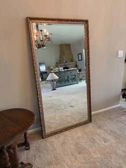 Z Gallerie large & heavy mirror.
