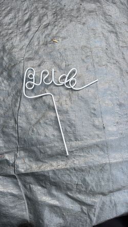 Bride straw