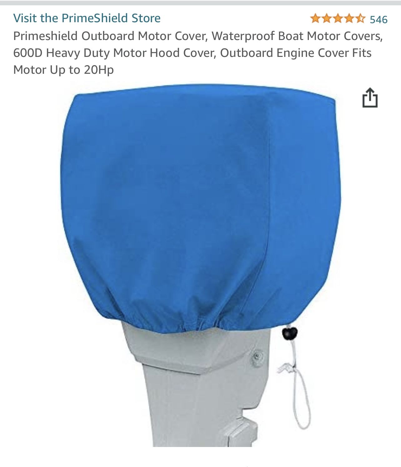 Primesheild Outboard Motor Cover