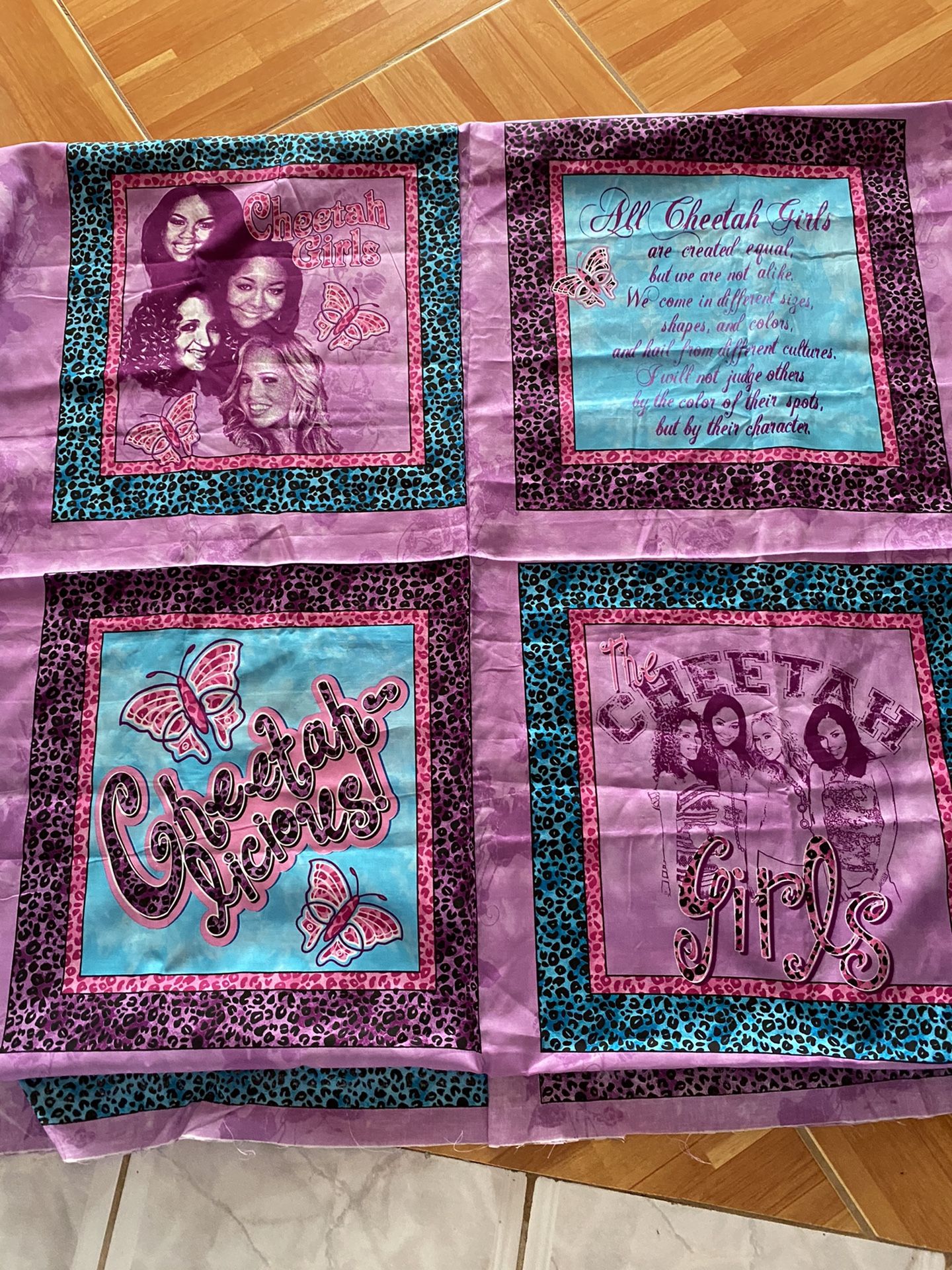 Fabric Cheetah girls, 100% cotton