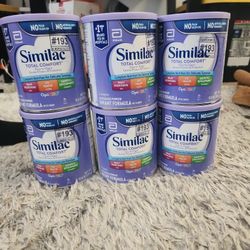 7 Cans Of Similac Total Comfort BABY FORMULA 