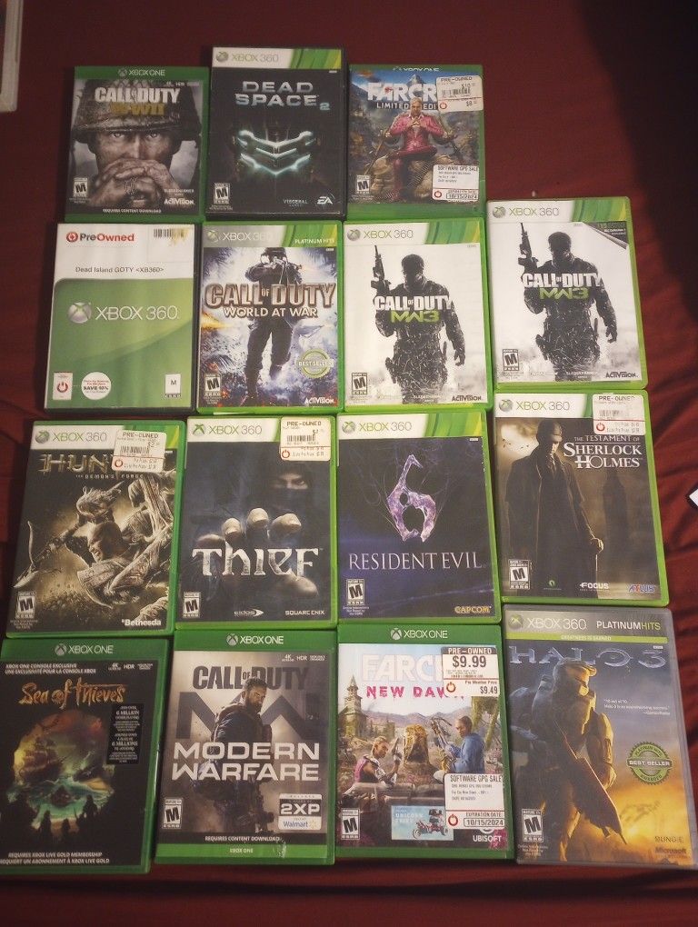 Xbox 360 And One Games
