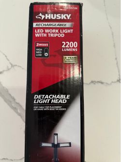 Husky 2200-Lumen Tripod Store SKU# 1009-515-536