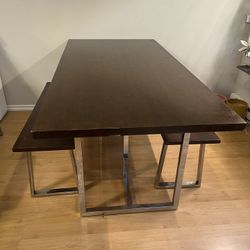 Dining Set - Table and Benches