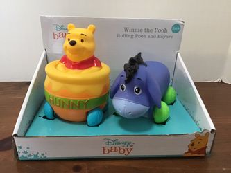 New Disney Baby Winnie the Pooh Rolling Pooh and Eeyore