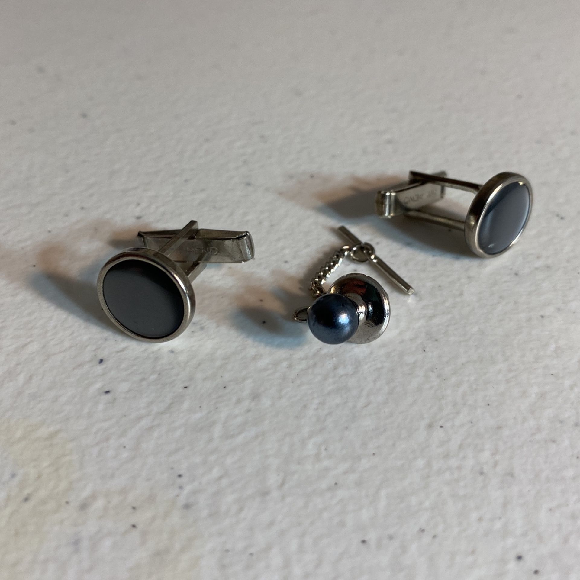 Cuff Links and Tie Tack