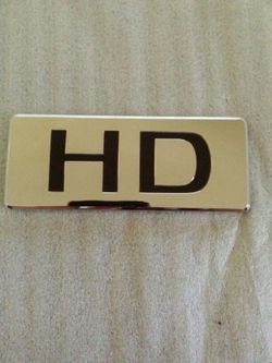 HD accessories for cars. Double sided tape in the back.