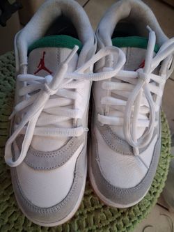 Air Jordan Low-Top Sneakers White Green