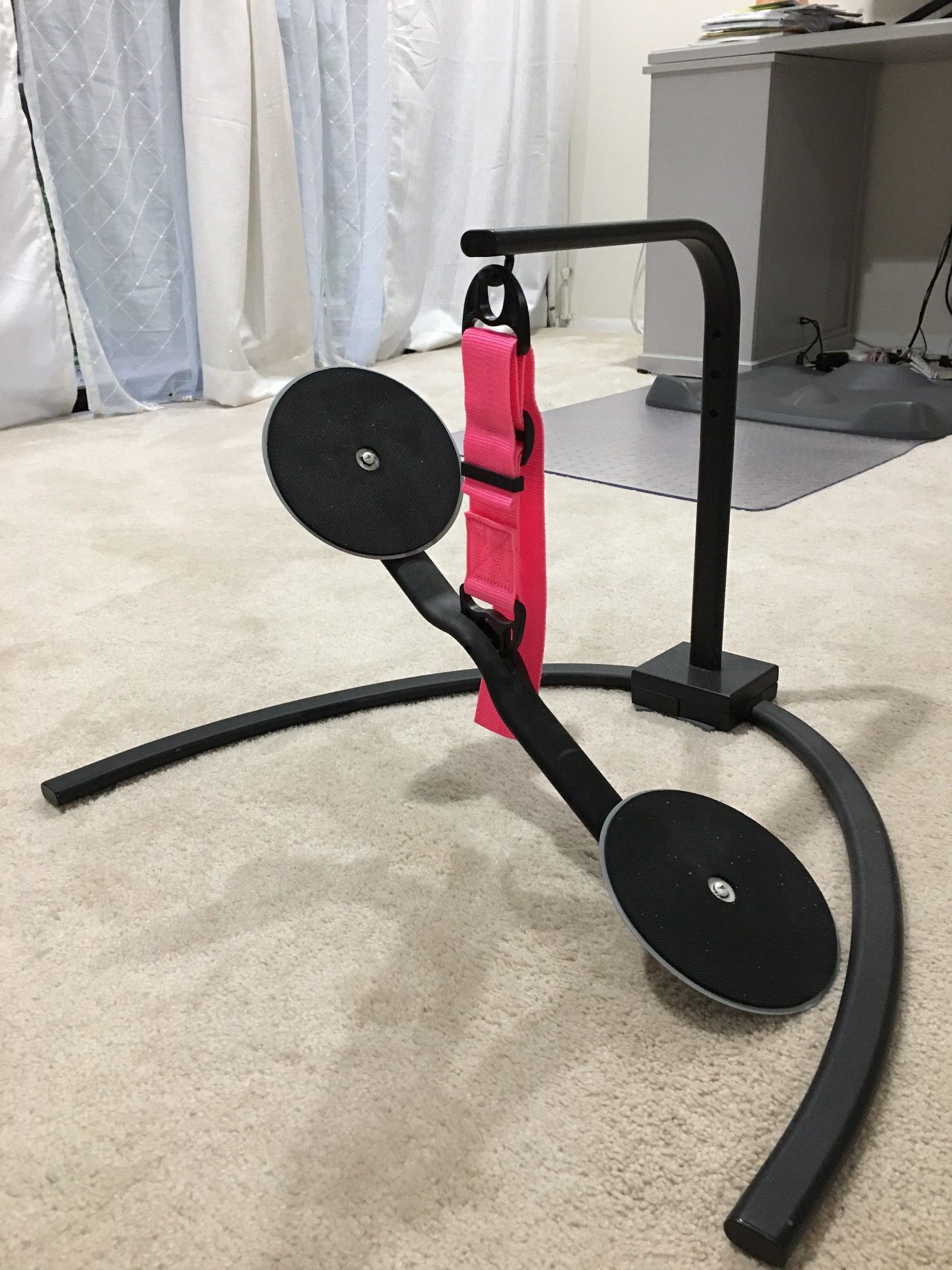 Sitflow under desk leg swing