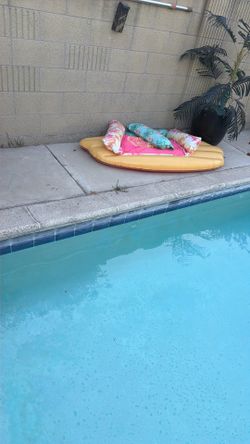 Swimming pool floaty used each $10