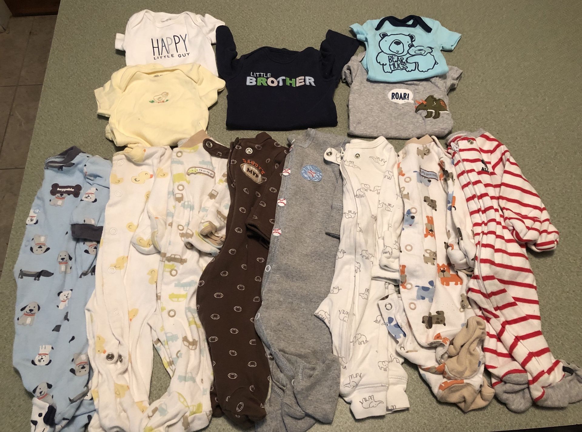 Carter’s baby boy clothes lot