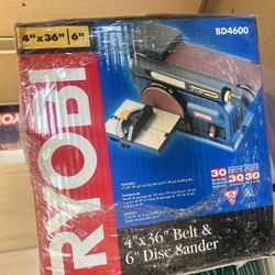 Brand New In Box - 4"×36" Belt & 6" Disc Sander