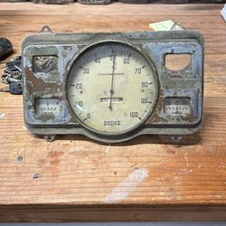 1936 Dodge Speedometer Cluster