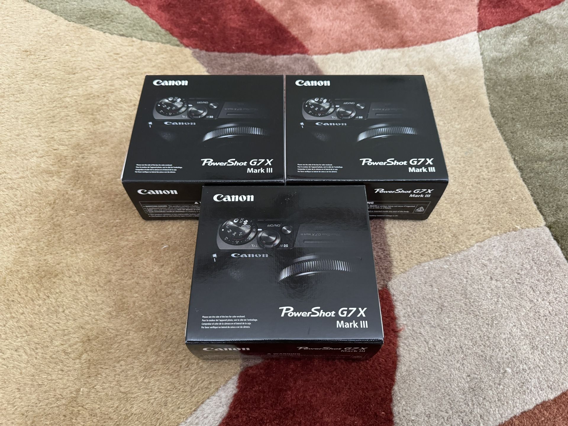 Canon PowerShot G7 X Mark III Silver Digital Video Camera Brand New