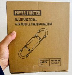 New NOAOVO Power Twister Arm & Chest Exerciser – Adjustable Resistance