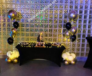 Led lighted balloon bouquets with butterflies