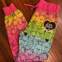 Justice Care Bears Ombre Joggers for Girl’s Size XL 🐻🩷💛💚💜🩵