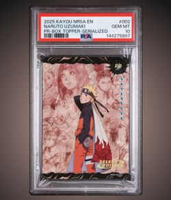 PSA 10 Serialized Naruto Promo 611/999