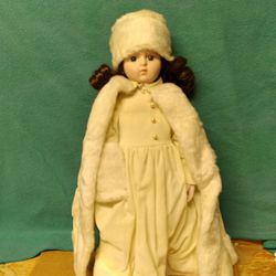 Porcelain Doll 16in 