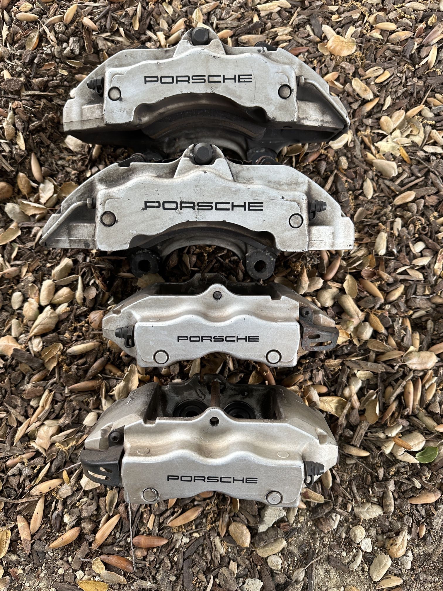 BREMBO 18z Calipers SET Front & Rear 6/4 Brakes 6-Piston Brembos 4-Piston PORSCHE BMW VW AUDI