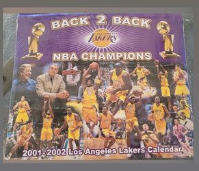 Unopened Laker Calendar