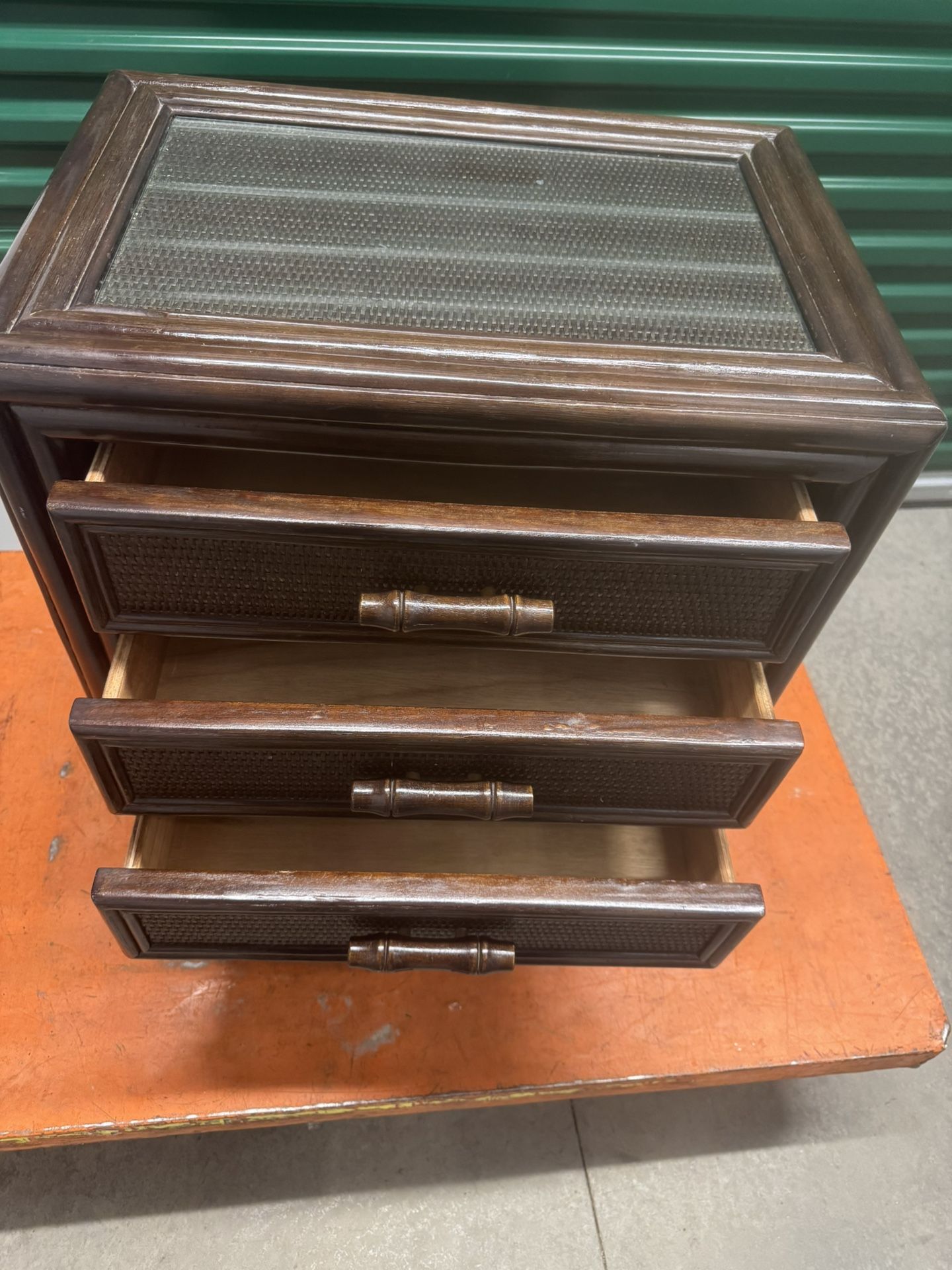 2 Ficks & Reed Rattan Chest, One Of Them Are A Large And One Of Them Is Small.