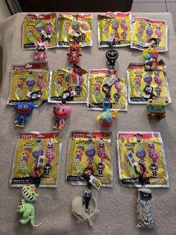 Poppy Playtime Figural Bag Clips ( 11 out of 11 in the set)