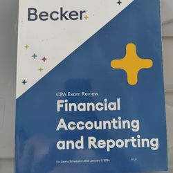 Becker FAR (Financial Accounting And Reporting) Book