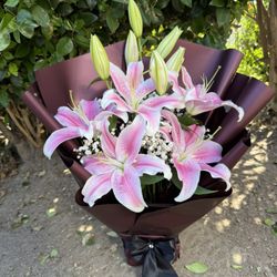 Flower Bouquet Ramo Lilies 