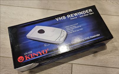 NEW - Kinyo VHS Video Cassette Tape Rewinder (UV-428)