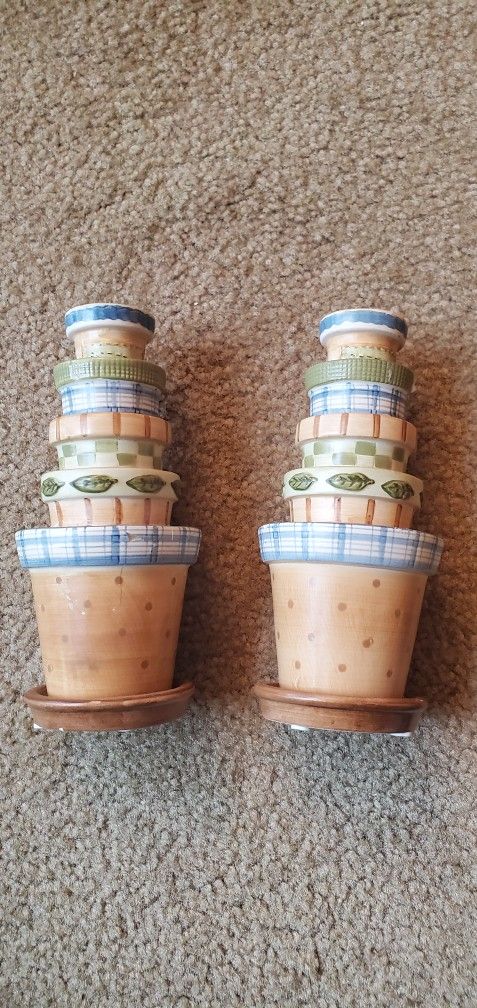 YANKEE CANDLE HOLDERS GARDENING POTS