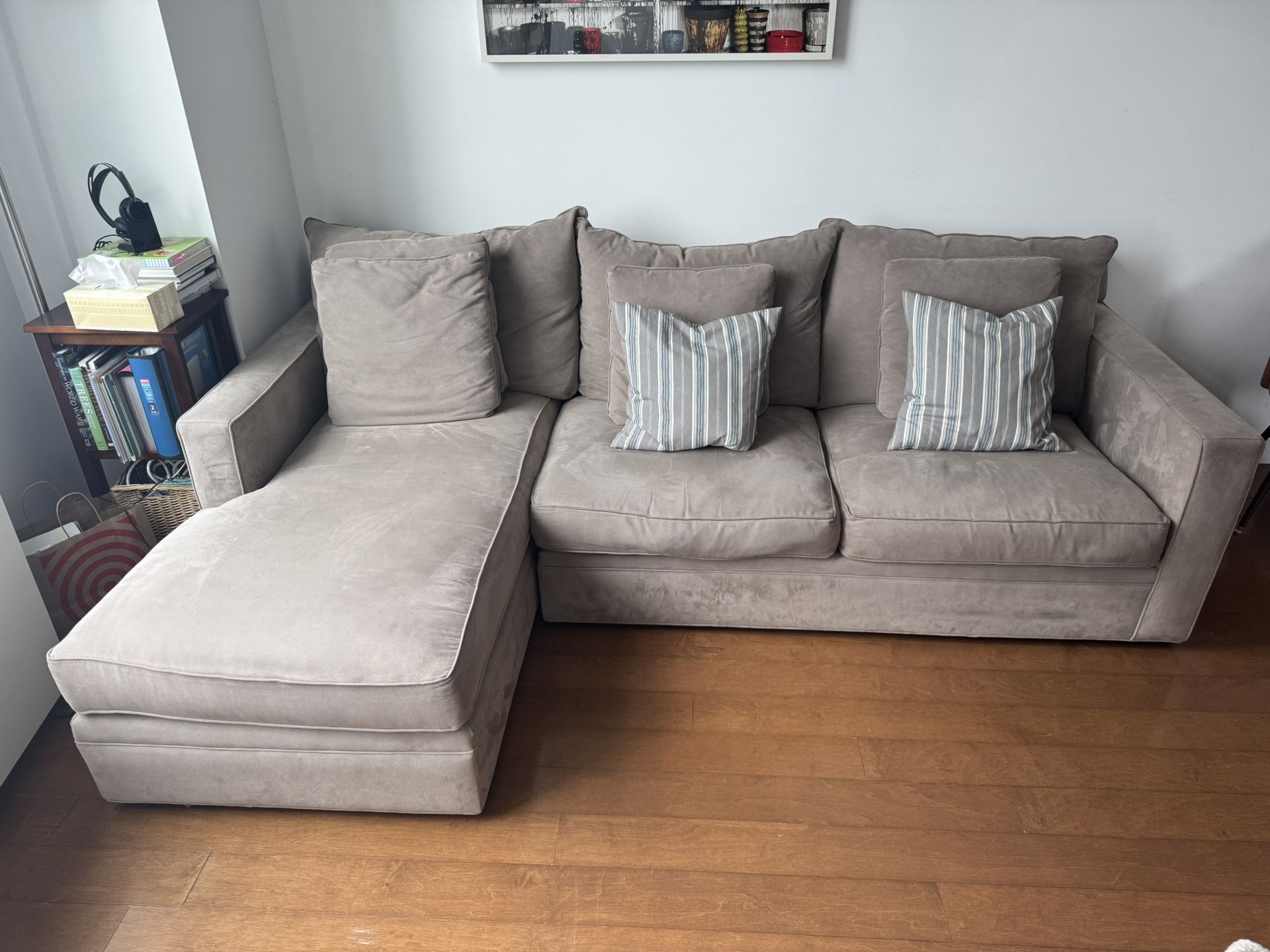 Crate & Barrel Sectional Sofa