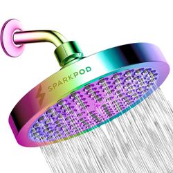 Shower Head - High Pressure Rain - Premium Quality Luxury Design - 1-Min Install - Easy Clean Adjust