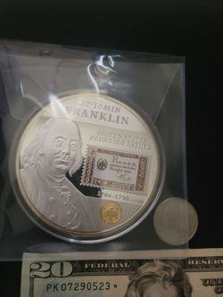 Benjamin Franklin commemorative coin NIB